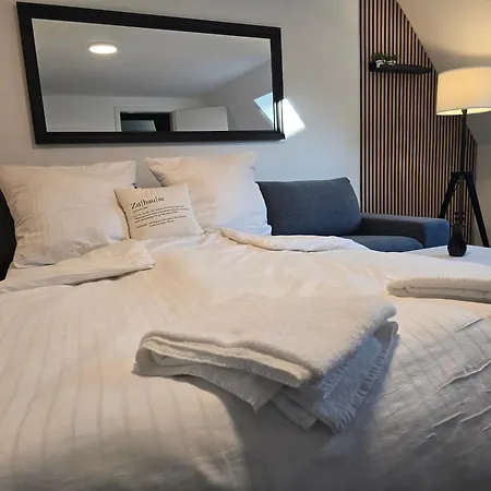 아파트 Stylish Top-floor Hideaway For Two In Karlsruhe-muehlburg - Apolonialiving - Apt1 카를스루에