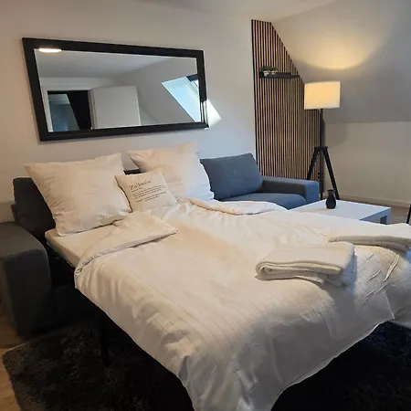 Stylish Top-floor Hideaway For Two In Karlsruhe-muehlburg - Apolonialiving - Apt1 아파트 *